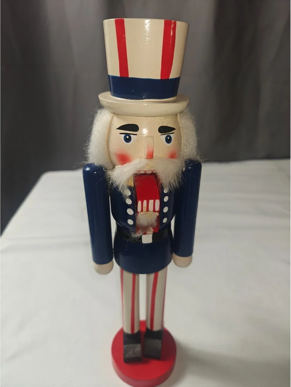 Wooden Uncle Sam Nutcracker Patriotic Election America